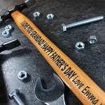 Personalised Grandad Gift Engraved Hammer Unique Birthday Gift