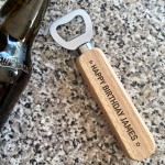 Personalised Birthday Gift For Him Engraved Opener Gifts