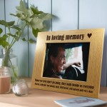 Memorial Photo Frame In Loving Memory Picture Frame Memorial