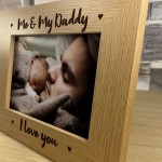 Me And My Daddy Photo Frame Unique Birthday Gift Fathers Day