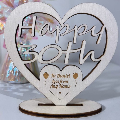 Personalised 30th Birthday Gift For Dad Mum Uncle Brother Sister