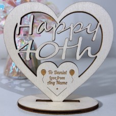 Personalised 40th Birthday Gift For Dad Mum Uncle Brother Sister