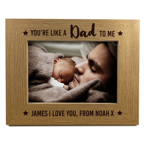  Novelty Gift For Dad Step Dad Birthday Personalised Photo Frame