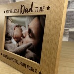  Novelty Gift For Dad Step Dad Birthday Personalised Photo Frame