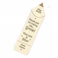 Teacher Gifts Personalised Bookmark Nursery Teacher Assistant