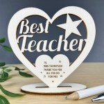 Personalised Teacher Thank You Gifts Engraved Best Teacher 