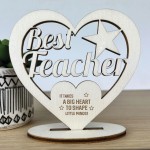 Best Teacher Engraved Plaque Thank You Gift For Teacher Leaving 