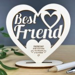 Friendship Gift For Best Friends Engraved Wooden Plaque Birthday