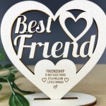 Friendship Gift For Best Friends Engraved Wooden Plaque Birthday