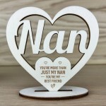 Nan Gifts Engraved Plaque Birthday Christmas Gift For Nan Nanny 