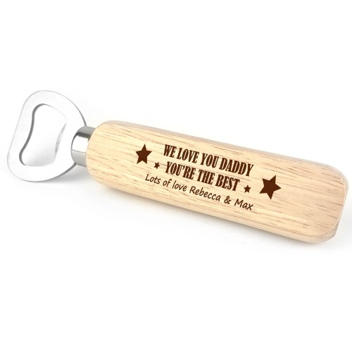 Bottle Opener Fathers Day Gift Personalised Birthday Gift