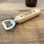 Bottle Opener Fathers Day Gift Personalised Birthday Gift