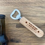 Bottle Opener Fathers Day Gift Personalised Birthday Gift