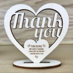 Best Friend Gifts Thank You Engraved Plaque Gift For Best Friend