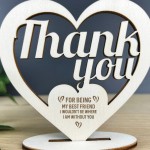 Best Friend Gifts Thank You Engraved Plaque Gift For Best Friend