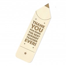 Nursery Teacher Gifts Wood Bookmark Thank You Gift For Him Her
