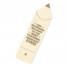 Teaching Assistant Gift Wood Bookmark Thank You Gift For Him Her