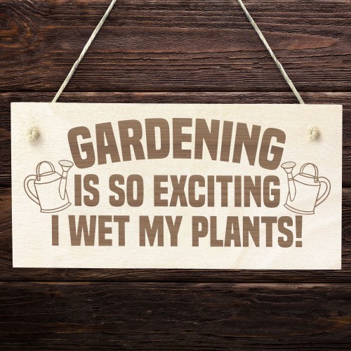 Funny Garden Plaque Novelty Summer House Garden Shed Sign