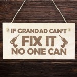Grandad Novelty Plaque Gift For Him Garden Shed Garage Sign