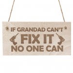 Grandad Novelty Plaque Gift For Him Garden Shed Garage Sign
