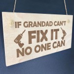 Grandad Novelty Plaque Gift For Him Garden Shed Garage Sign