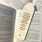  Teacher Gifts For Men And Women Personalised Bookmark Thank You