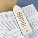  Teacher Gifts For Men And Women Personalised Bookmark Thank You