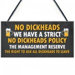 Funny Bar Sign Policy Hanging Sign Man Cave Garage Shed Sign