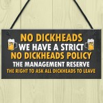 Funny Bar Sign Policy Hanging Sign Man Cave Garage Shed Sign