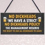 Funny Bar Sign Policy Hanging Sign Man Cave Garage Shed Sign