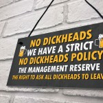 Funny Bar Sign Policy Hanging Sign Man Cave Garage Shed Sign