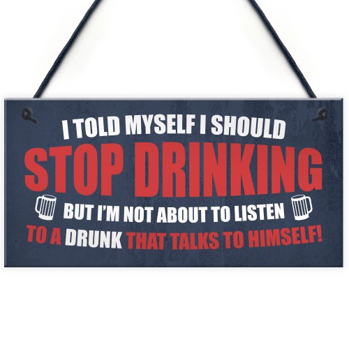 Funny Bar Sign For Man Cave Shed Garage Pub Alcohol Sign