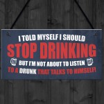 Funny Bar Sign For Man Cave Shed Garage Pub Alcohol Sign