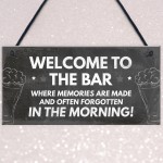 Red Ocean Funny Alcohol Sign Man Cave Sign Home Bar Sign