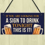 Bar Sign Funny Hanging Plaque Man Cave Sign Shed Sign Pub Sign