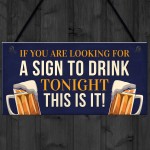 Bar Sign Funny Hanging Plaque Man Cave Sign Shed Sign Pub Sign