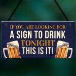 Bar Sign Funny Hanging Plaque Man Cave Sign Shed Sign Pub Sign