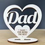 Dad Gifts Freestanding Heart Gifts For Dad From Daughter Son