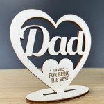 Dad Gifts Freestanding Heart Gifts For Dad From Daughter Son
