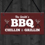 Red Ocean BBQ Signs Funny Personalised BBQ Signs For Outside