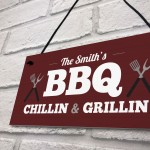 Red Ocean BBQ Signs Funny Personalised BBQ Signs For Outside