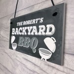Personalised Backyard BBQ Signs For Outside BBQ Signs For Garden