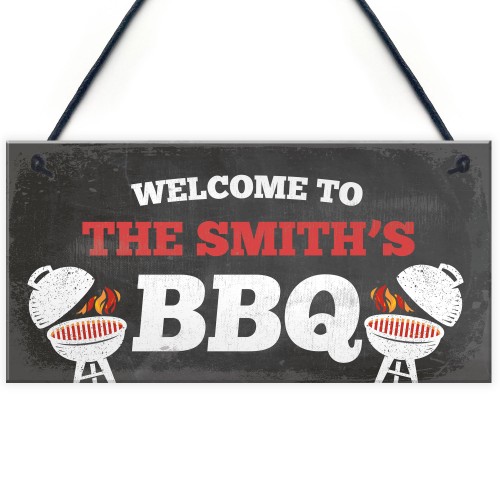 Personalised Garden Signs And Plaques BBQ Signs For Outside