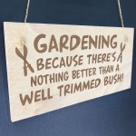 Novelty Garden Hanging Sign Gift For Gardener Garden Shed