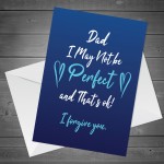 FUNNY Joke Dad Card For Birthday Fathers Day Humour Card