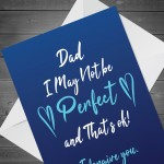 FUNNY Joke Dad Card For Birthday Fathers Day Humour Card