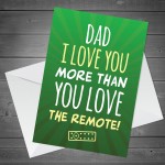Funny Joke Happy Fathers Day Card For Dad From Daughter Son