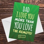 Funny Joke Happy Fathers Day Card For Dad From Daughter Son