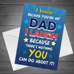 Quirky Funny Fathers Day Card Dad Birthday Card From Daughter