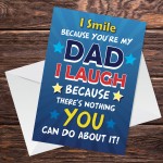 Quirky Funny Fathers Day Card Dad Birthday Card From Daughter